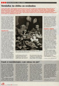 Blažejovská, Alena - Vendulka na útěku za svobodou. In Týdeník Rozhlas 14-2019, s. 8