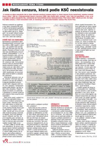 Hertl, David - Jak řádila cenzura, která podle KSČ neexistovala. In Týdeník Rozhlas 2018 (článek).
