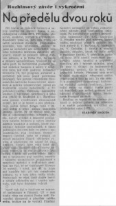 Hrouda, Vladimír - Rozhlasový závěr i vykročení. Na předělu dvou roků. In Rudé právo, 3. 1. 1975, s. 5 (recenze).