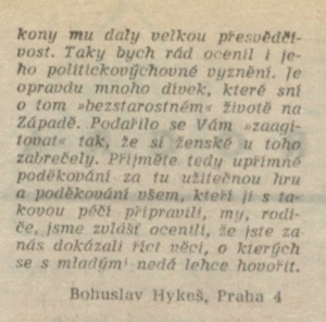 Hykeš, Bohuslav - Vážení soudruzi... In Rozhlas 34-1979 (13. 8. 1979), s. 2 (dopis posluchače) 02