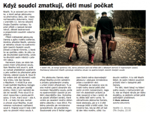 Jelínková, Marie - Když soudci zmatkují, děti musí počkat