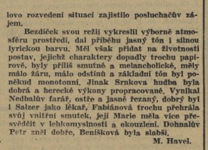 Kvapilova Oblaka v rozhlase. In Venkov 216-1941 (13. 9. 1941), s. 7 (recenze) 02
