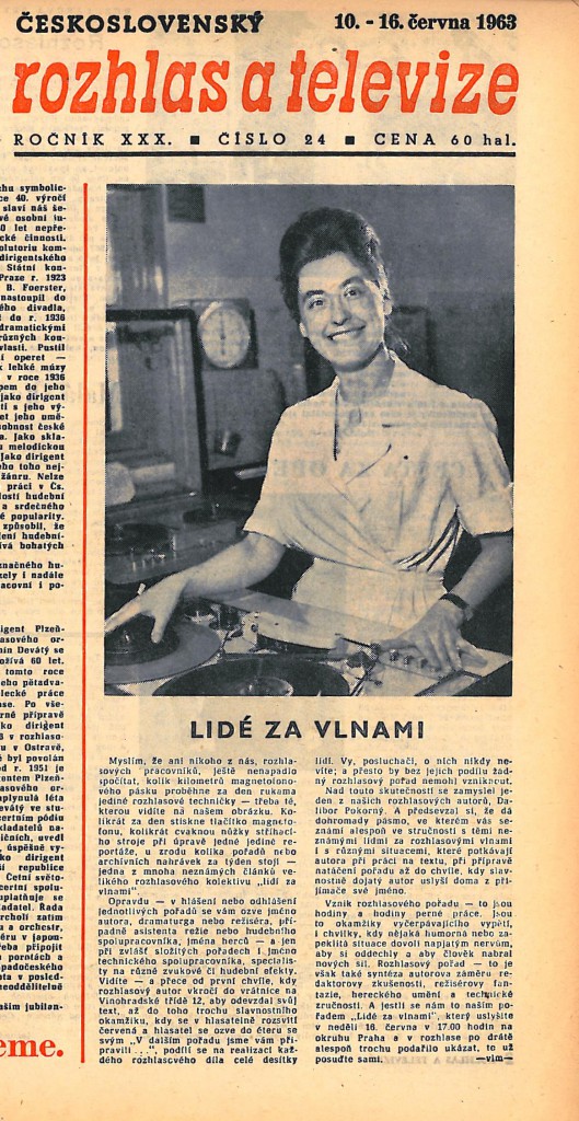 Lidé za vlnami (článek 1963)
