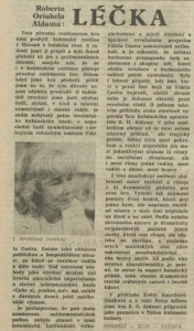 Léčka. In Rozhlas 8-1984 (6. 2. 1984), s. 4 (článek).