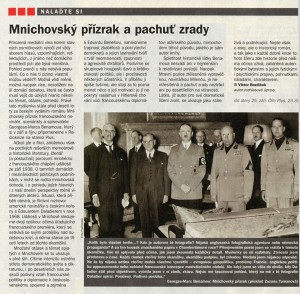 Mnichovský přízrak a pachuť zrady