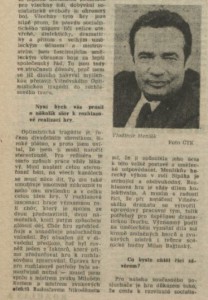 Optimistická tragédie. In Rozhlas 10-1984 (20. 2. 1984), s. 4 (rozhovor) 02