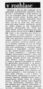 Pok, LUbomír - V rozhlase. In Divadelní noviny 1960-1961-01, s. 10 (recenze) 01
