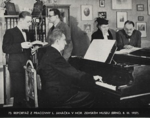 Reportáž Z pracovny Leoše Janáčka (Brno, MZM, 8. 3. 1937)