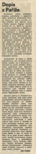 Tomáš, Jiří - Dopis z Paříže. In Rudé právo, 17. 11. 1987, s. 5 (recenze).