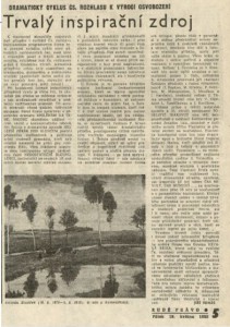 Tomáš, Jiří - Trvalý inspirační zdroj. Dramatický cyklus Čs. rozhlasu k výročí osvobození. In Rudé právo, 16. 5. 1980, s. 5 (recenze).