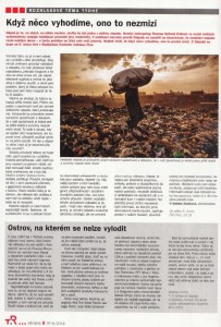 Zounková, Daniela - Když něco vyhodíme, ono to nezmizí. In Týdeník Rozhlas 6-2018, s. 8 (článek)