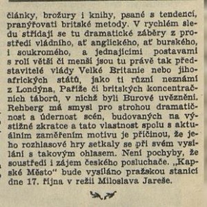anonym - Na okraj dramatického pořadu týdne. In Radiojournal 42-1940 (13. 10. 1940), s. 6 (článek) 02