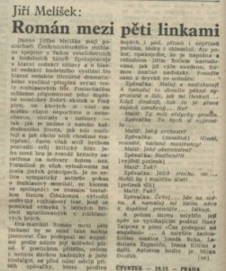 se - Román mezi pěti linkami. In Rozhlas 10-1984 (20. 2. 1984), s. 4 (článek)