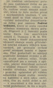 tom - V rozhlase. In Tvorba 1982-27 (7. 7. 1982), s. 19 04