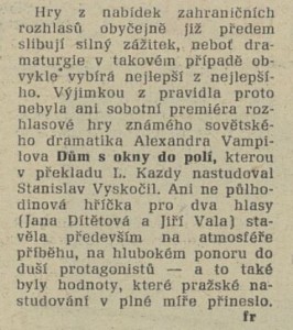 tom - V rozhlase. In Tvorba 36-1982 (8. 9. 1982), s. 19 (recenze) 04