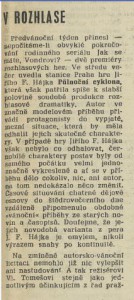 tom - V rozhlase. In Tvorba 52-1980 (24. 12. 1980), s. 23 (recenze)01