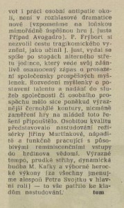 tom - V rozhlase. In Tvorba 8-1982 (24. 2. 1982), s. 19 (recenze)04