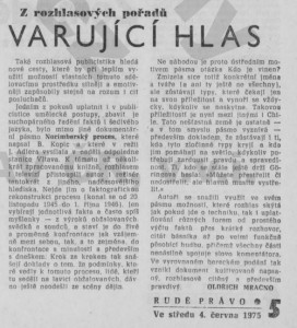 varující hlas